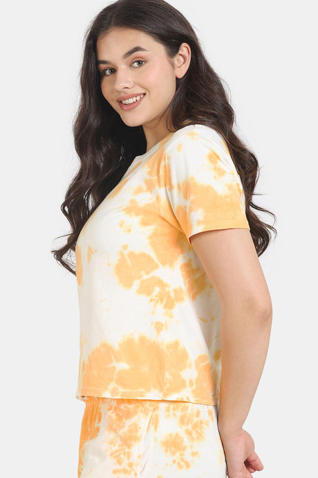 Zivame Dreamverse Knit Cotton Lifewear Top - Pale Banana — image 3